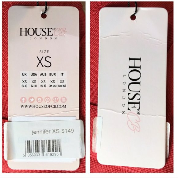 NWT House of CB Jennifer Cross Back Bandage Dress - Picture 8 of 8